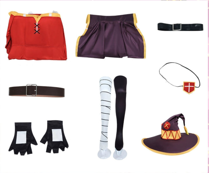 Kono Subarashii Sekai ni Shukufuku o Megumin Cosplay Costume