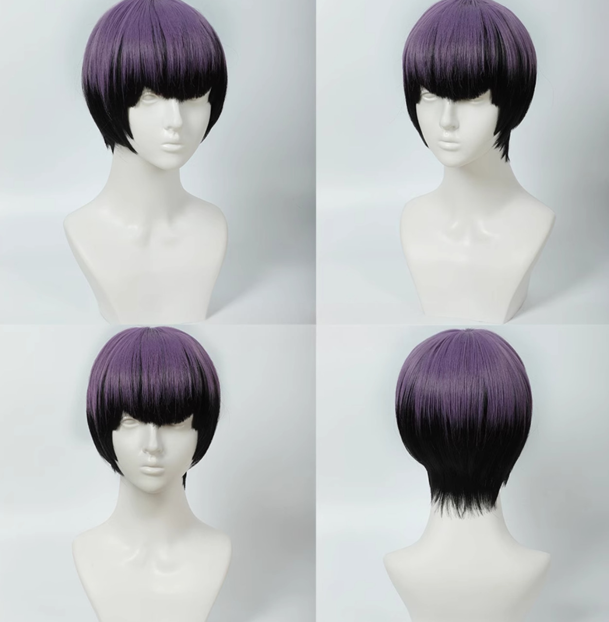 Kaiju No. 8 Soshiro Hoshina Purple Cosplay Wig